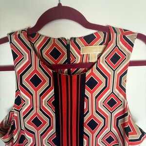 Michael Kors Multicolor Geometric Dress